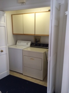Laundry room that was unused space